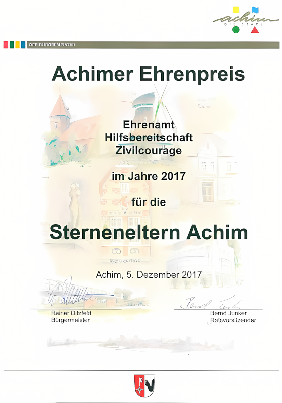 Achimer Ehrenpreis 2017